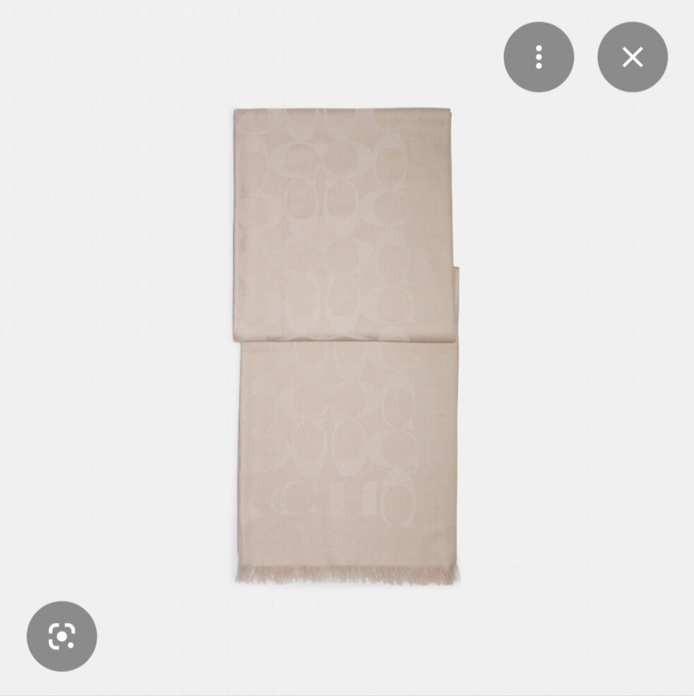 Coach Signature Wrap Scarf
